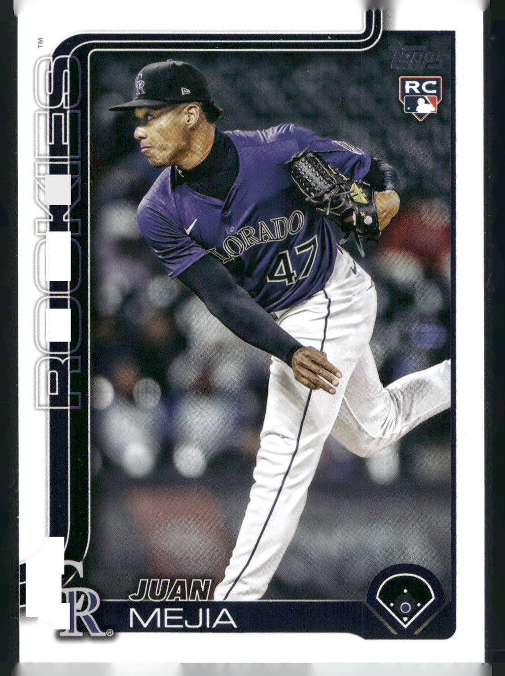 2025 Topps Update #US285 Juan Mejia