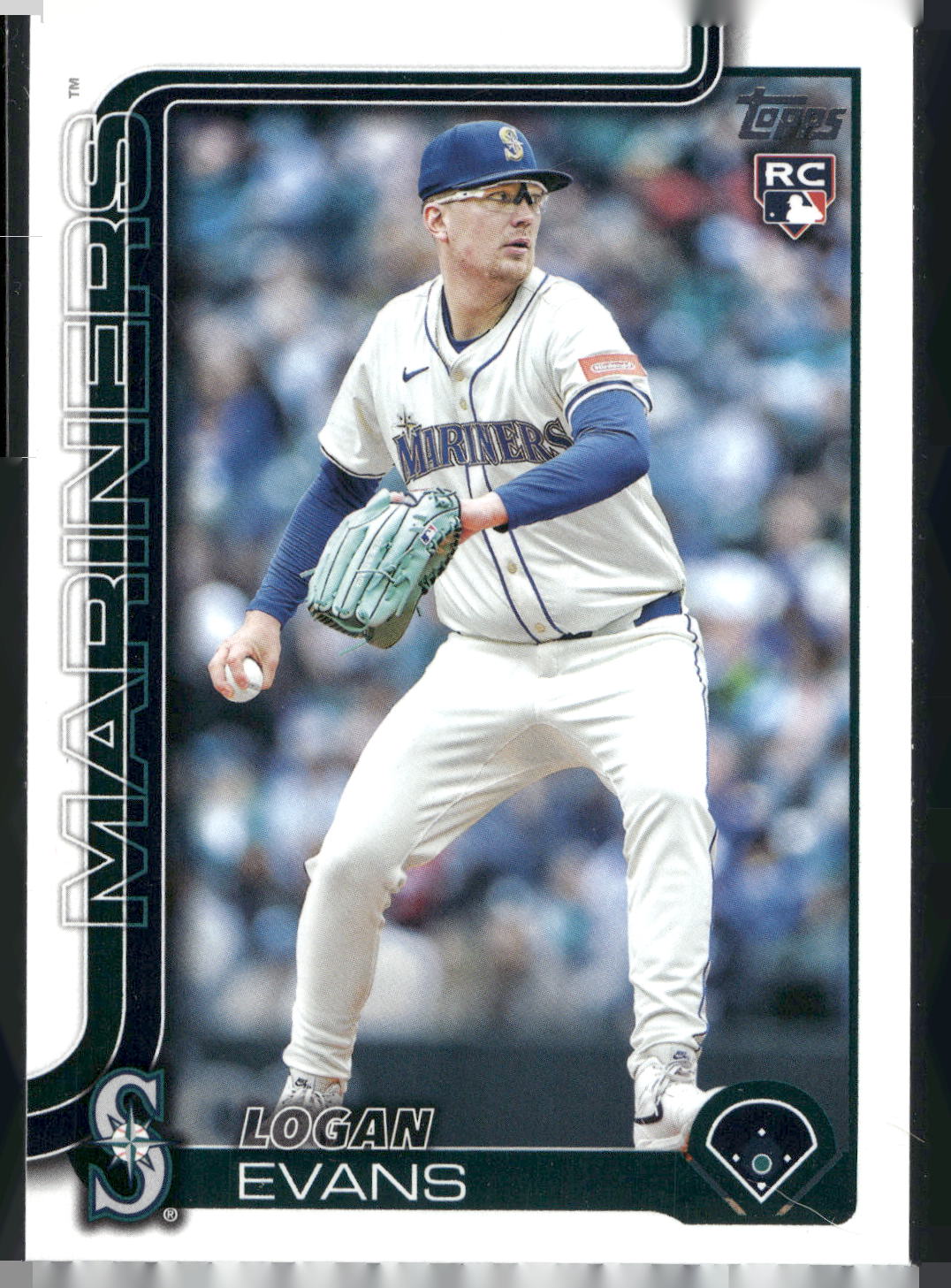 2025 Topps Update #US302 Logan Evans