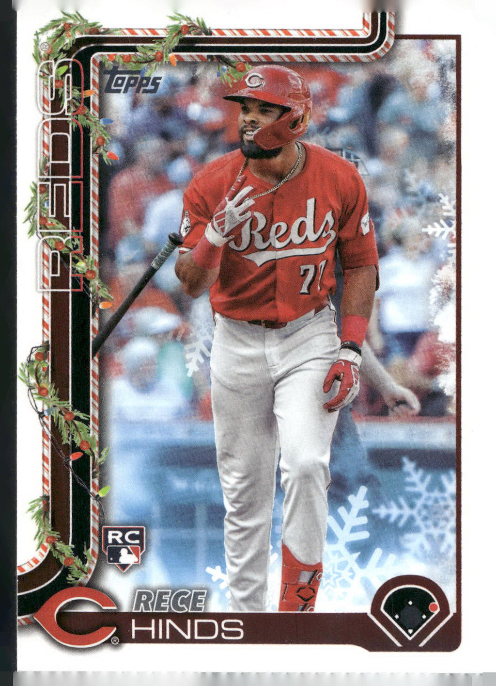 2025 Topps Holiday #H168 Rece Hinds