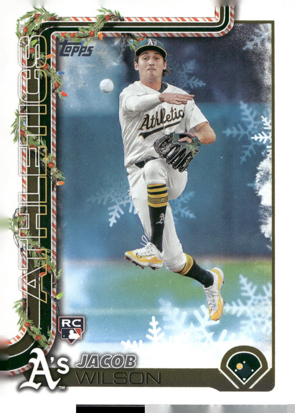2025 Topps Holiday #H4 Jacob Wilson