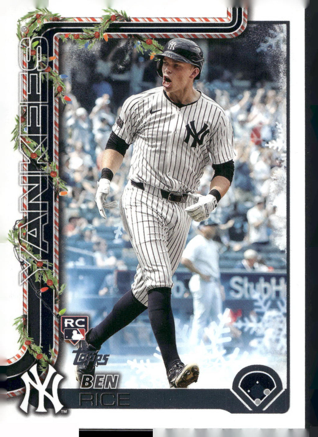 2025 Topps Holiday #H8 Ben Rice
