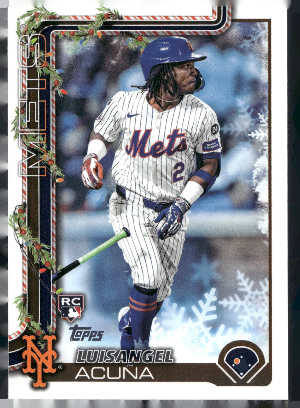 2025 Topps Holiday #H113 Luisangel Acuña