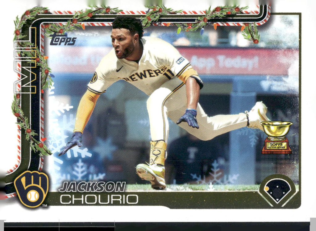 2025 Topps Holiday #H182 Jackson Chourio