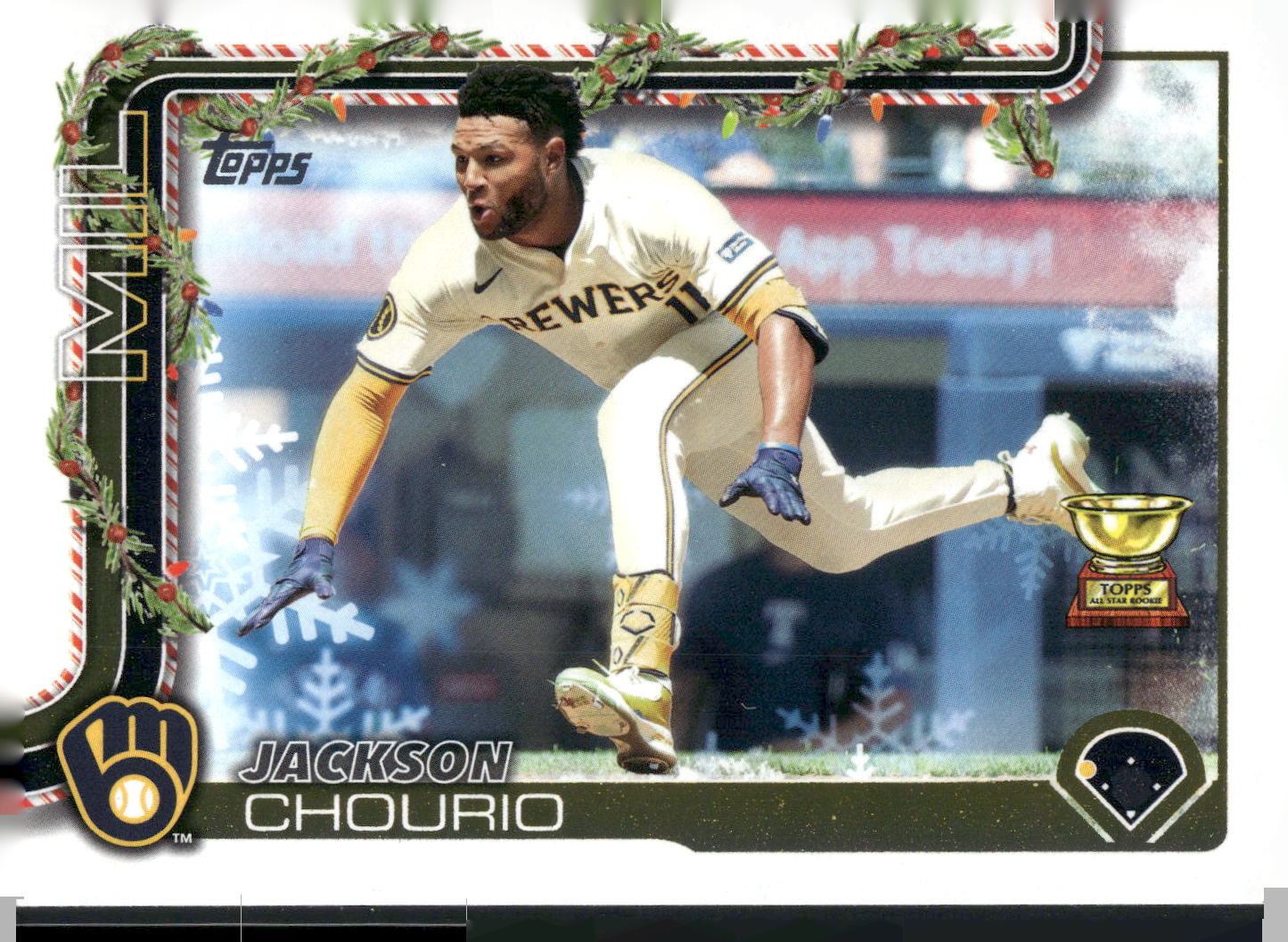 2025 Topps Holiday #H182 Jackson Chourio