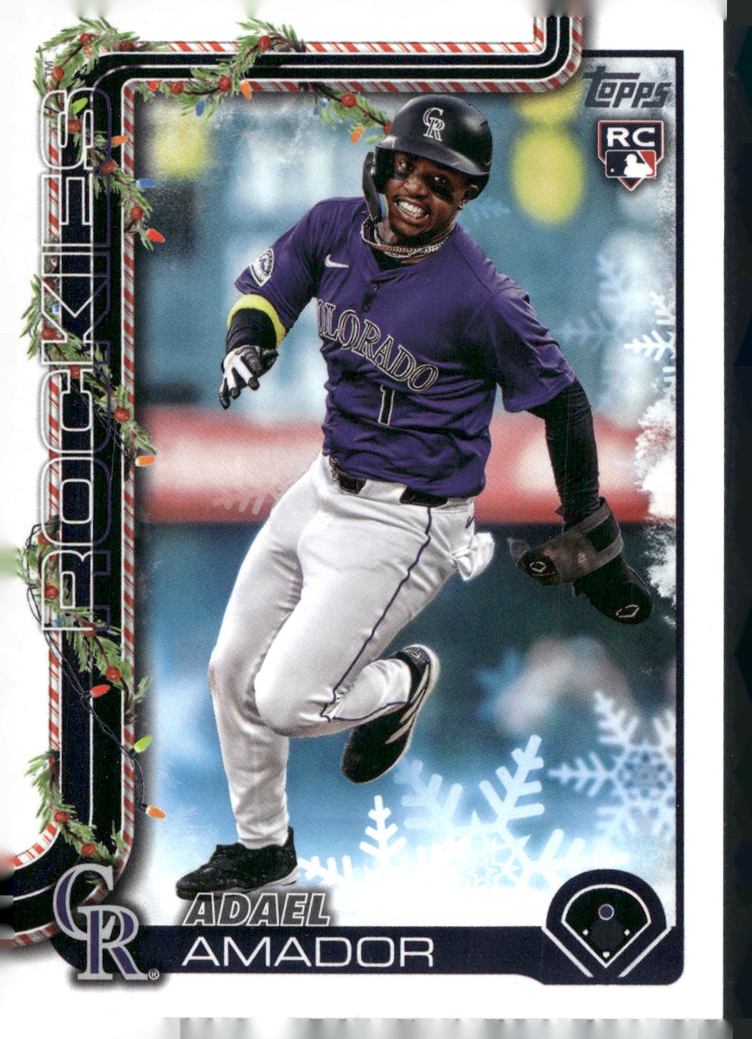2025 Topps Holiday #H42 Adael Amador