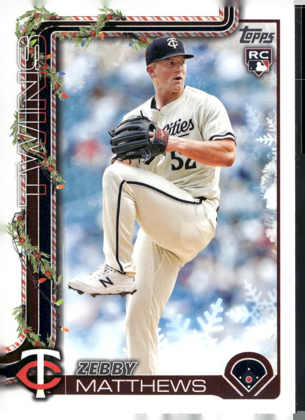 2025 Topps Holiday #H68 Zebby Matthews