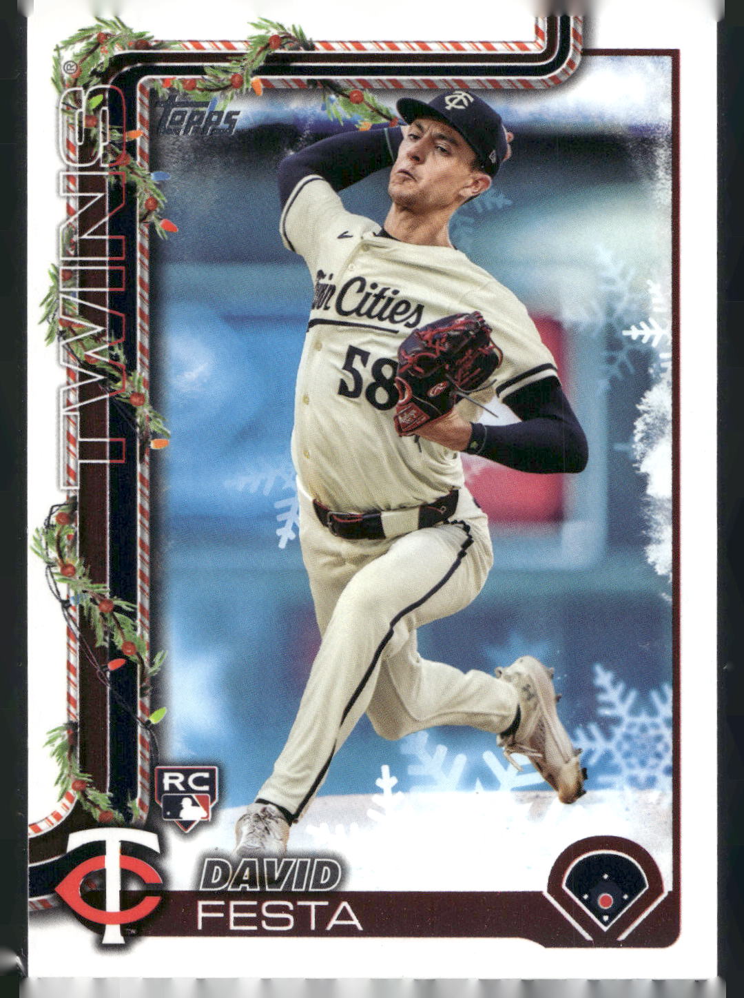 2025 Topps Holiday #H78 David Festa