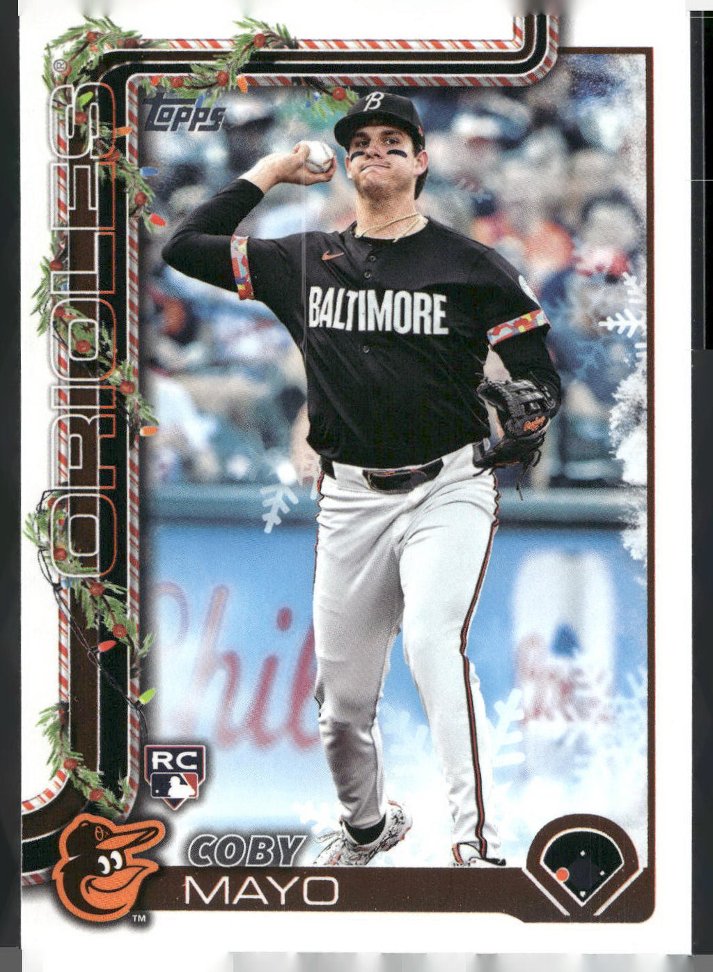 2025 Topps Holiday #H118 Coby Mayo