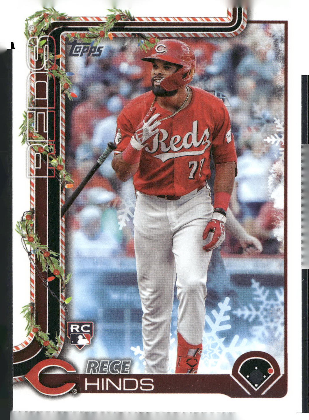 2025 Topps Holiday #H168 Rece Hinds