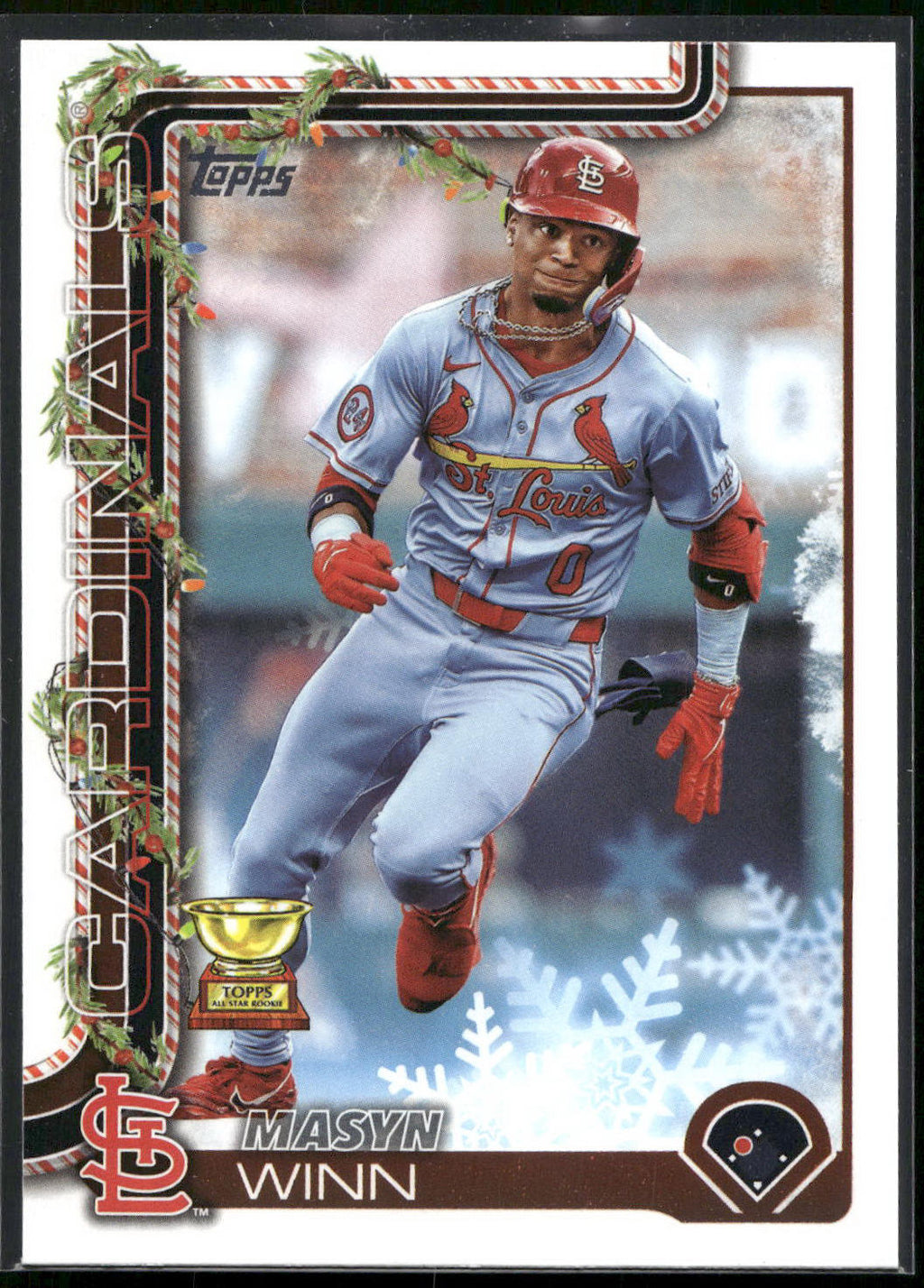 2025 Topps Holiday #H193 Masyn Winn
