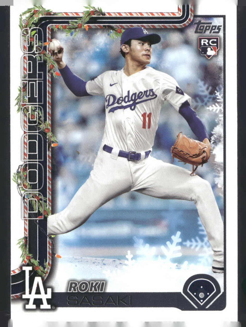 2025 Topps Holiday #H23c Roki Sasaki
