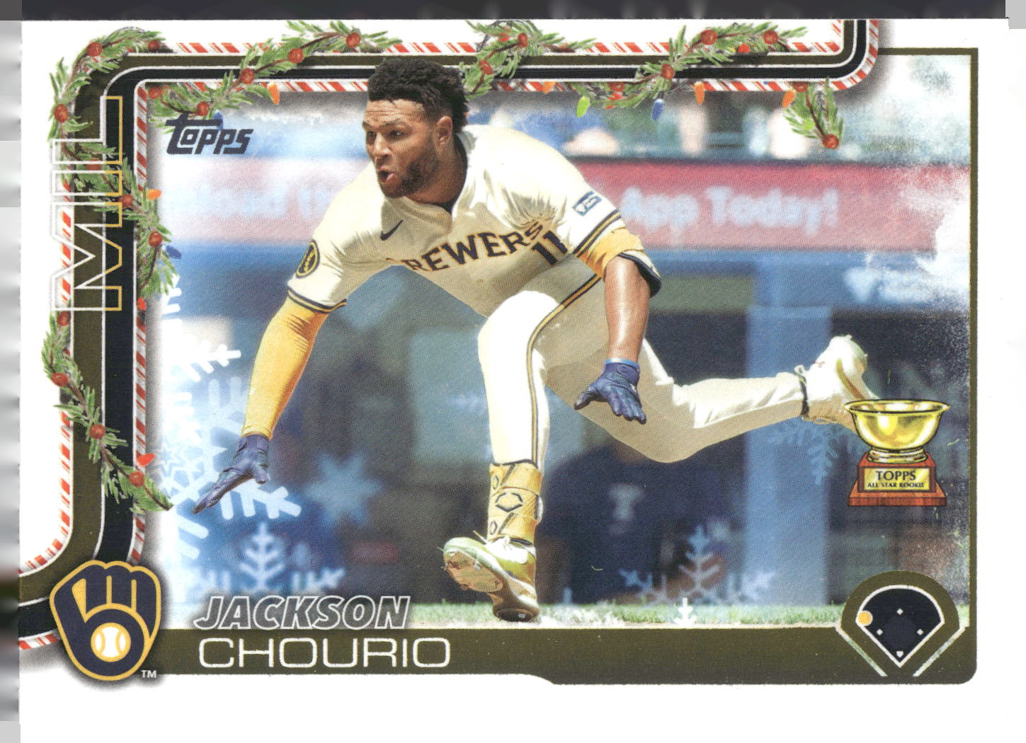 2025 Topps Holiday #H182 Jackson Chourio