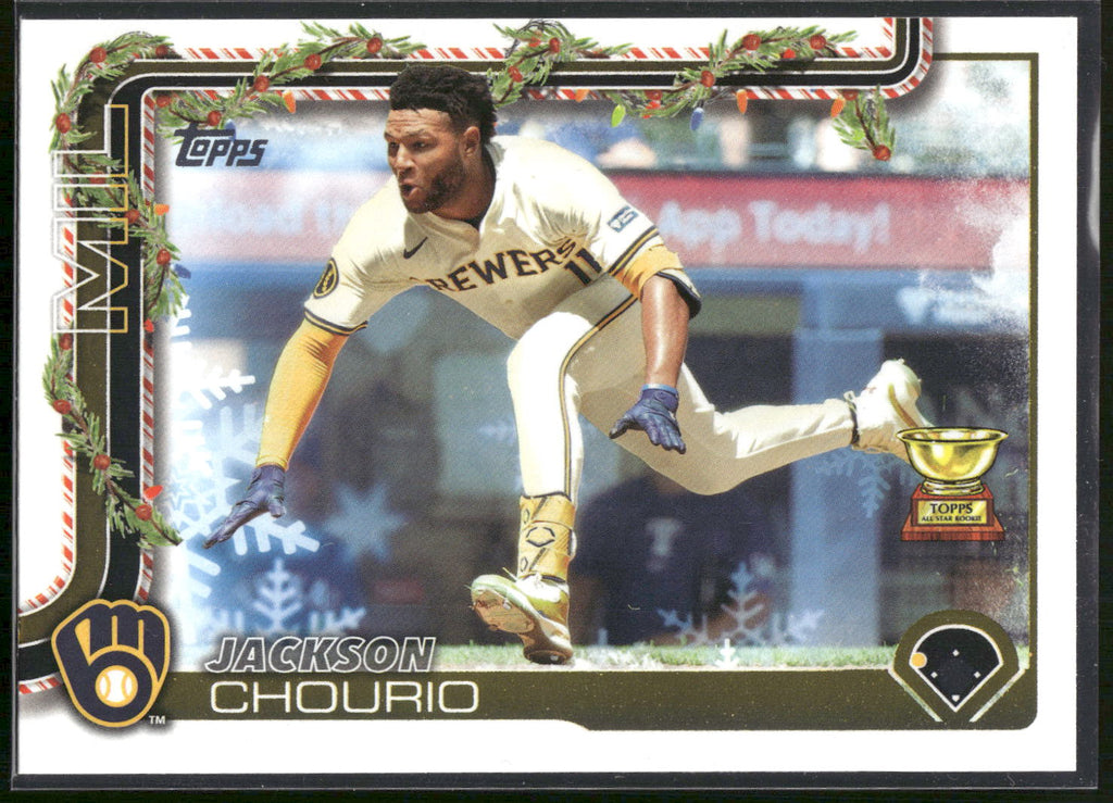 2025 Topps Holiday #H182 Jackson Chourio