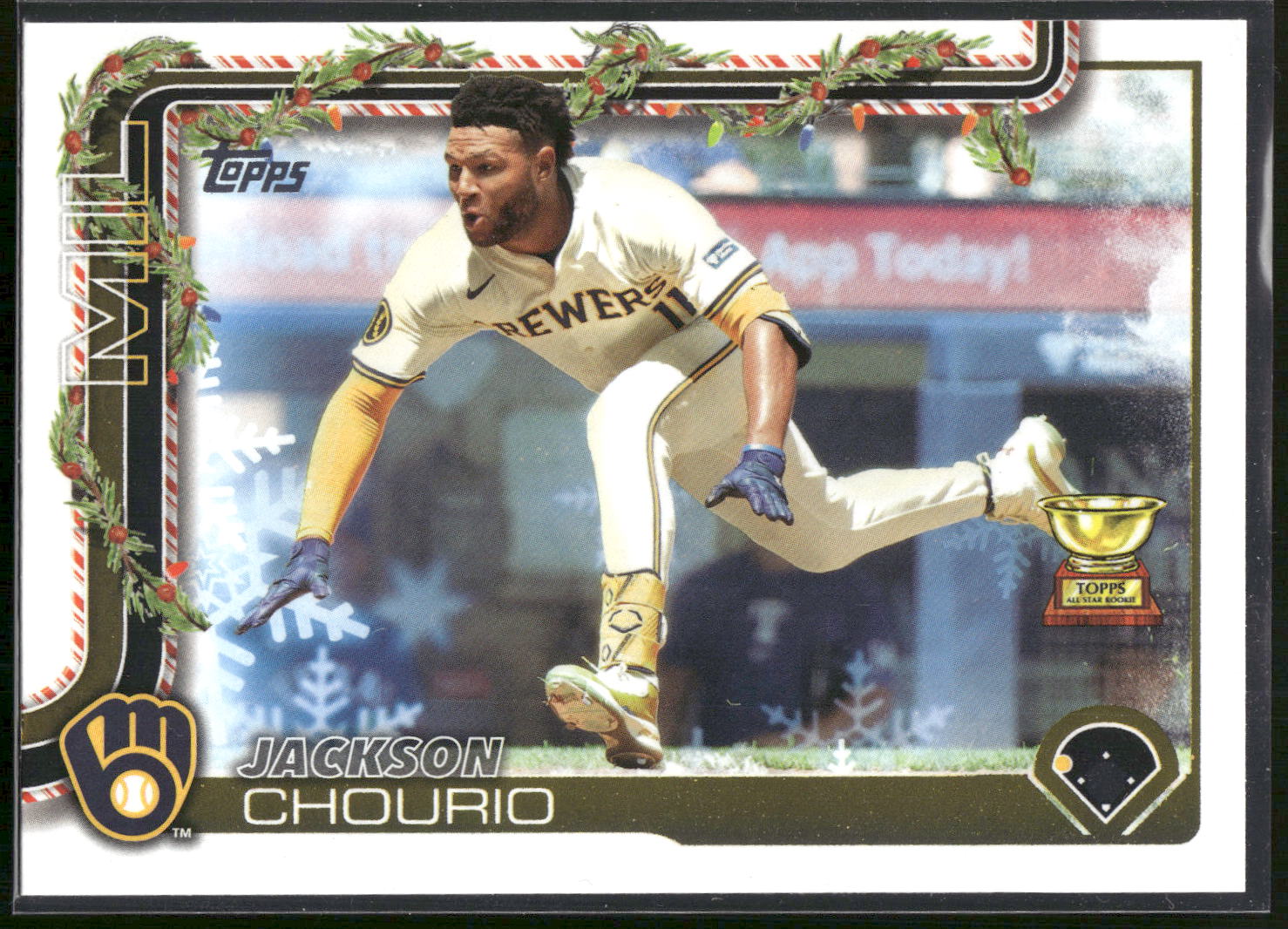 2025 Topps Holiday #H182 Jackson Chourio