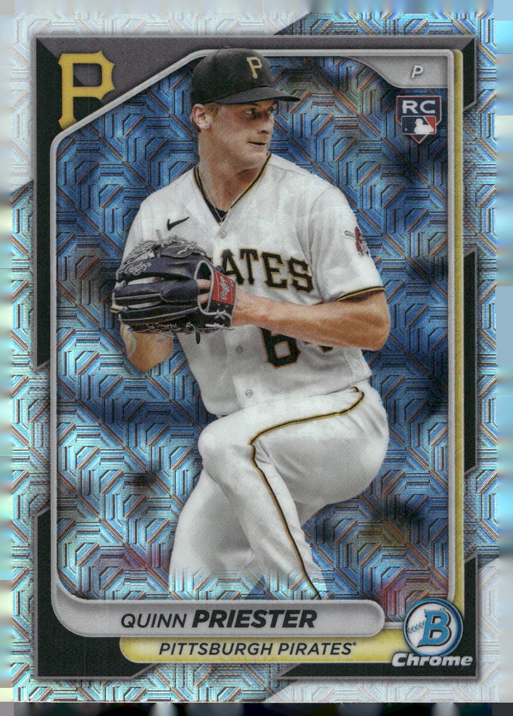 2024 Bowman #67 Quinn Priester Chrome Mojo Refractors