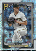 2024 Bowman #67 Quinn Priester Chrome Mojo Refractors