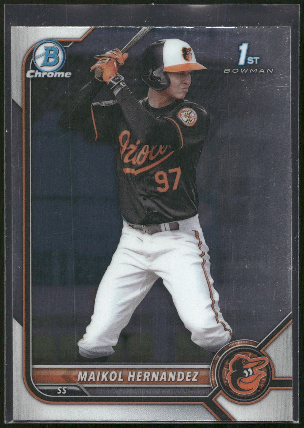 2022 Bowman Chrome #BCP-155 Maikol Hernandez Prospects