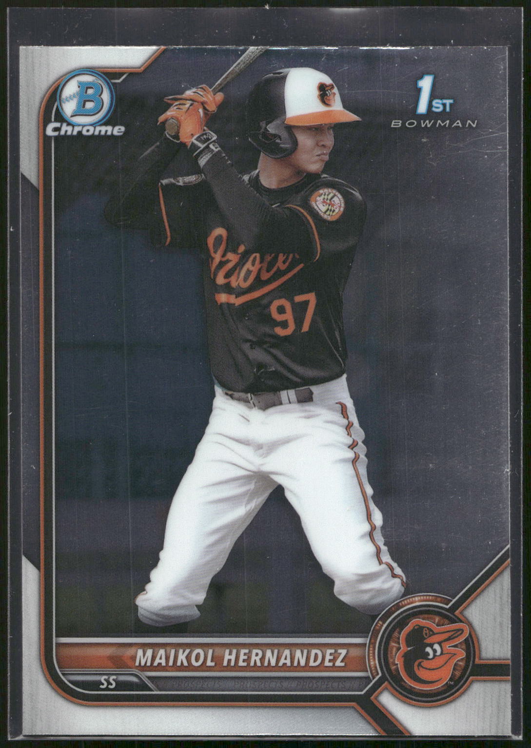 2022 Bowman Chrome #BCP-155 Maikol Hernandez Prospects