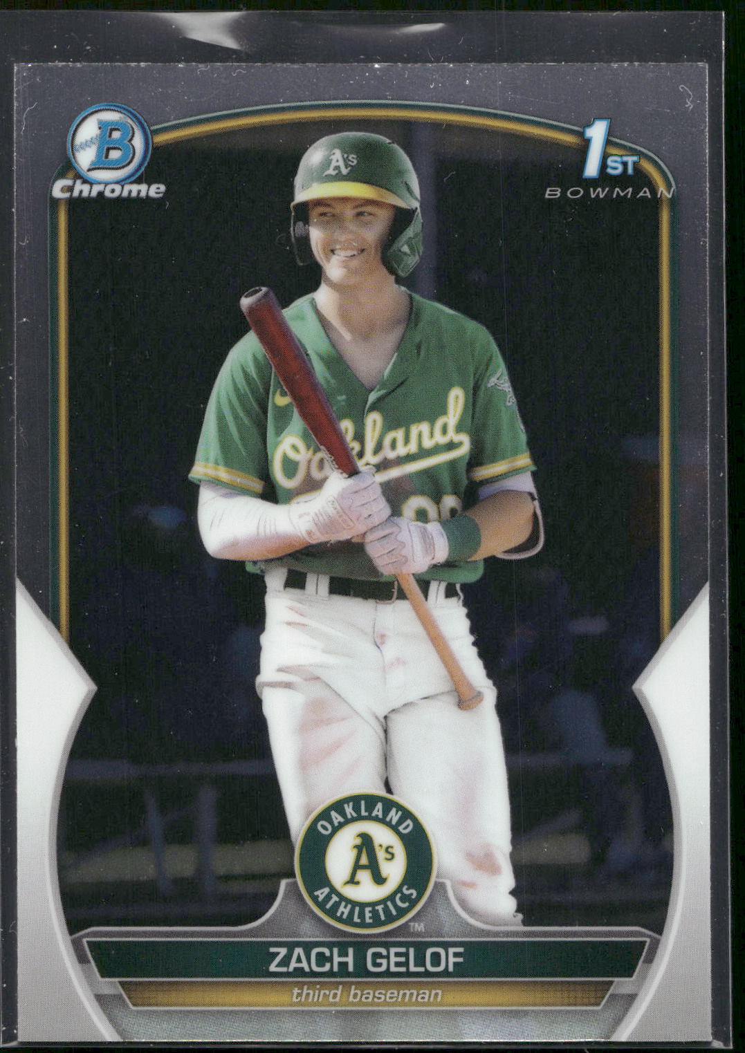 2023 Bowman #BCP-1 Zach Gelof Chrome Prospects