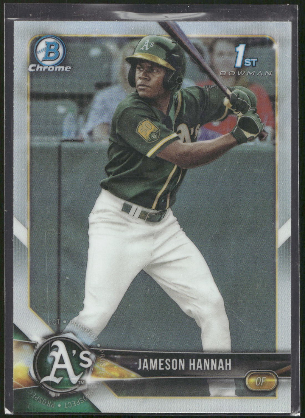 2018 Bowman Draft #BDC-160 Jameson Hannah Chrome
