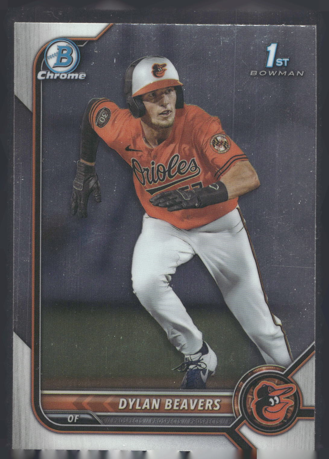 2022 Bowman Draft #BDC-160 Dylan Beavers Chrome