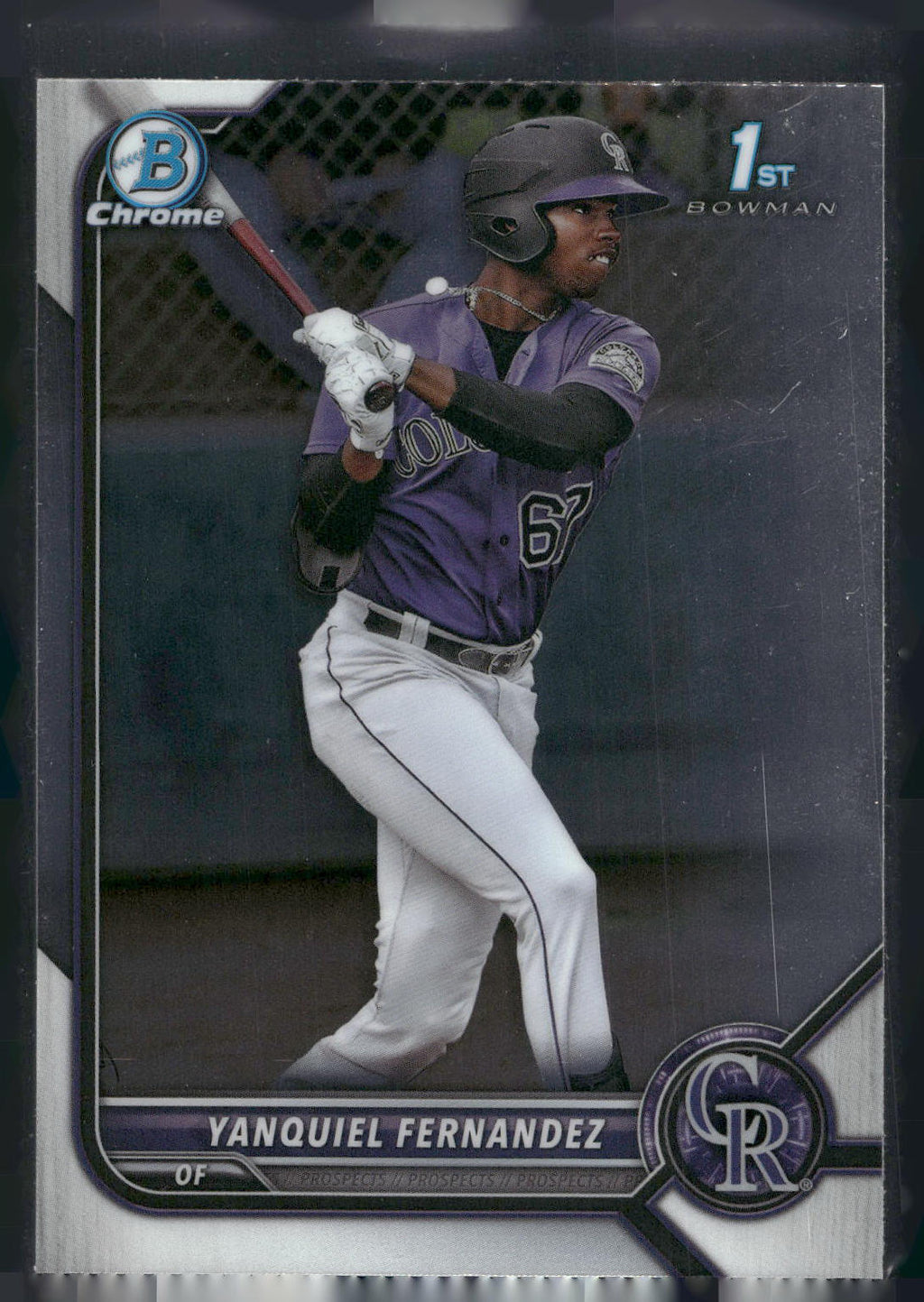 2022 Bowman Chrome #BCP-191 Yanquiel Fernandez Prospects