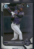 2022 Bowman Chrome #BCP-191 Yanquiel Fernandez Prospects