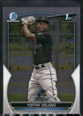 2023 Bowman #BCP-72 Yoffry Solano Chrome Prospects