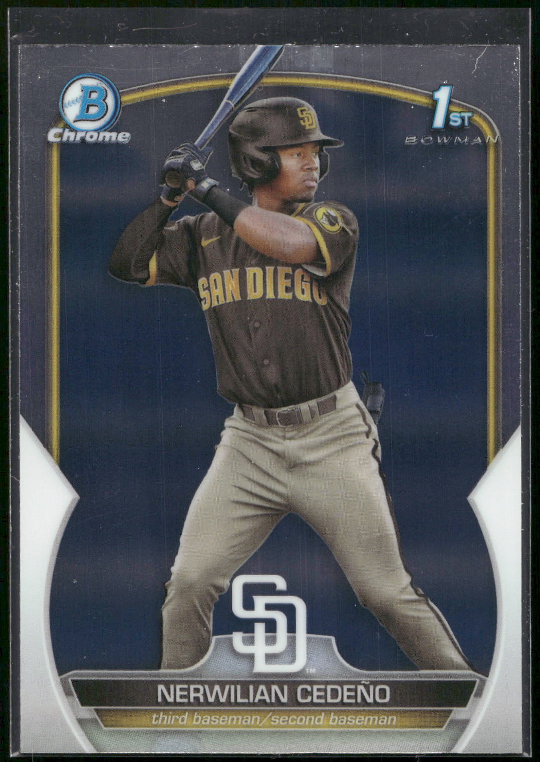 2023 Bowman #BCP-81 Nerwilian Cedeno Chrome Prospects