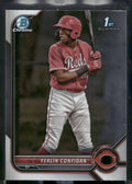 2022 Bowman Chrome #BCP-187 Yerlin Confidan Prospects