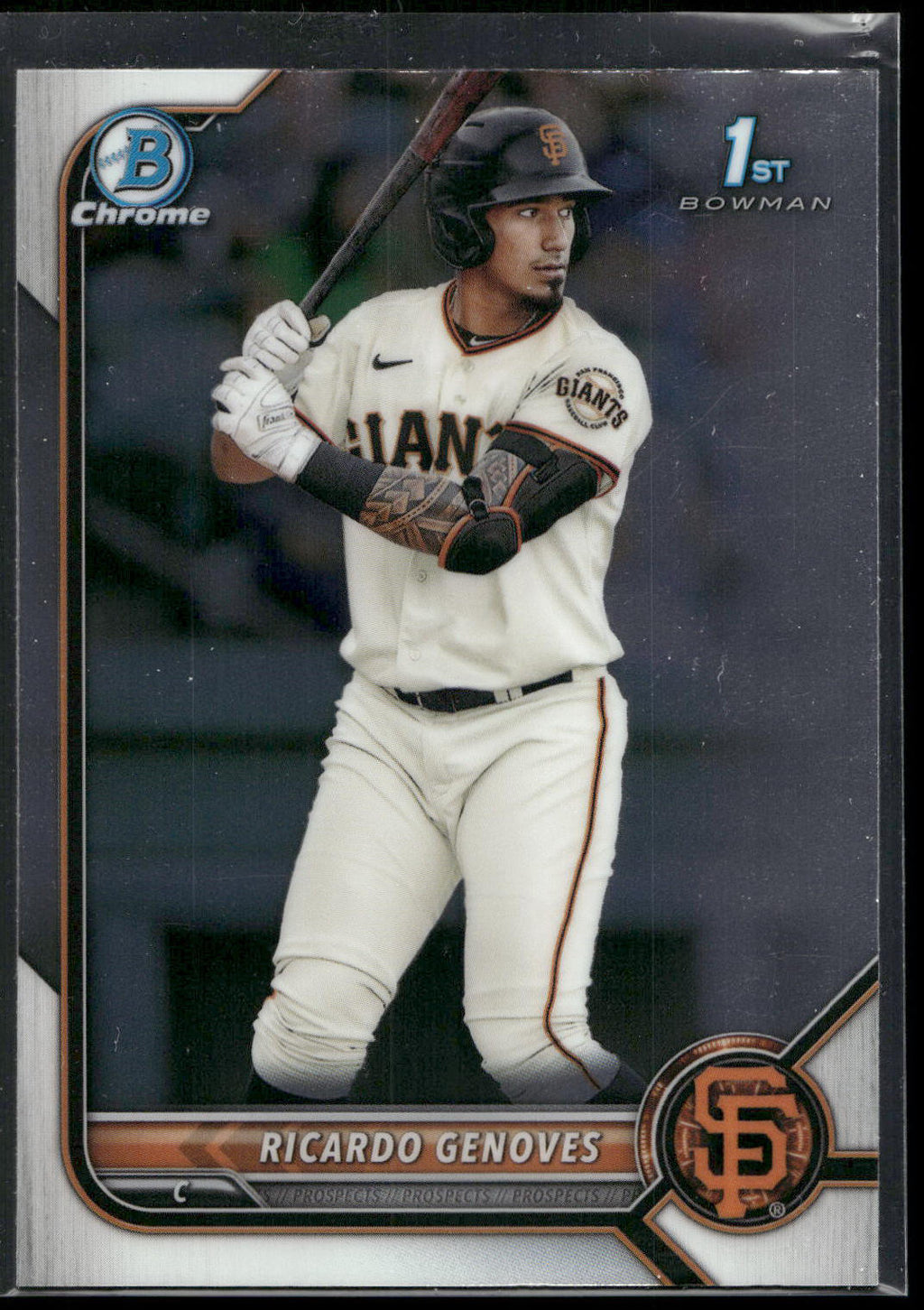 2022 Bowman #BCP-60 Ricardo Genoves Chrome Prospects