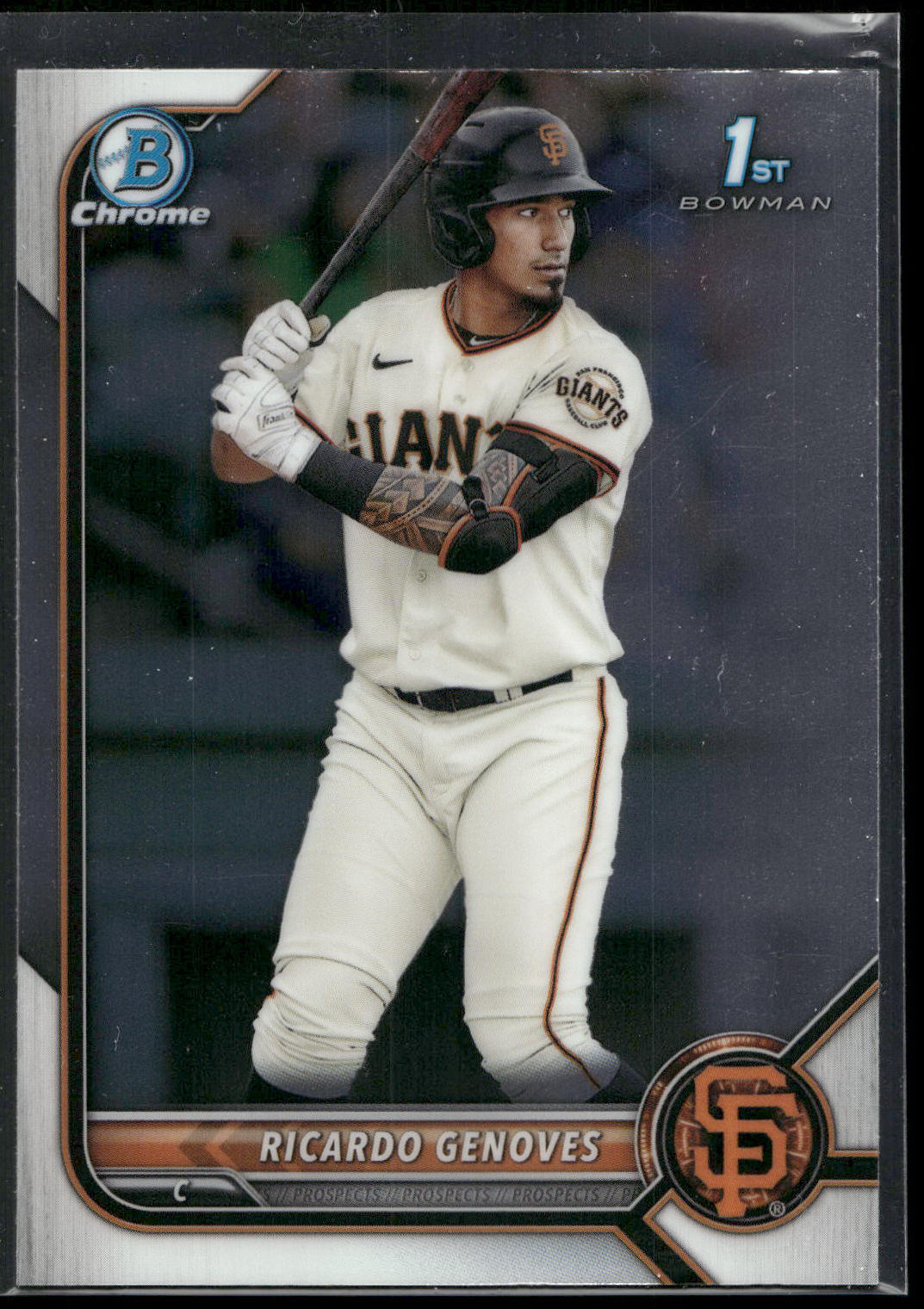 2022 Bowman #BCP-60 Ricardo Genoves Chrome Prospects