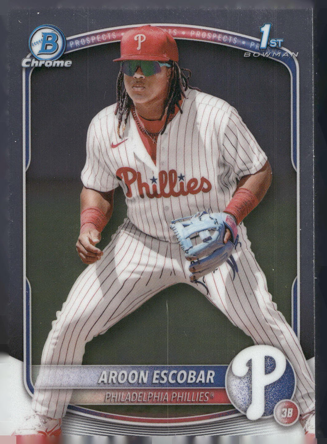 2025 Bowman #BCP-65 Aroon Escobar Chrome Prospects
