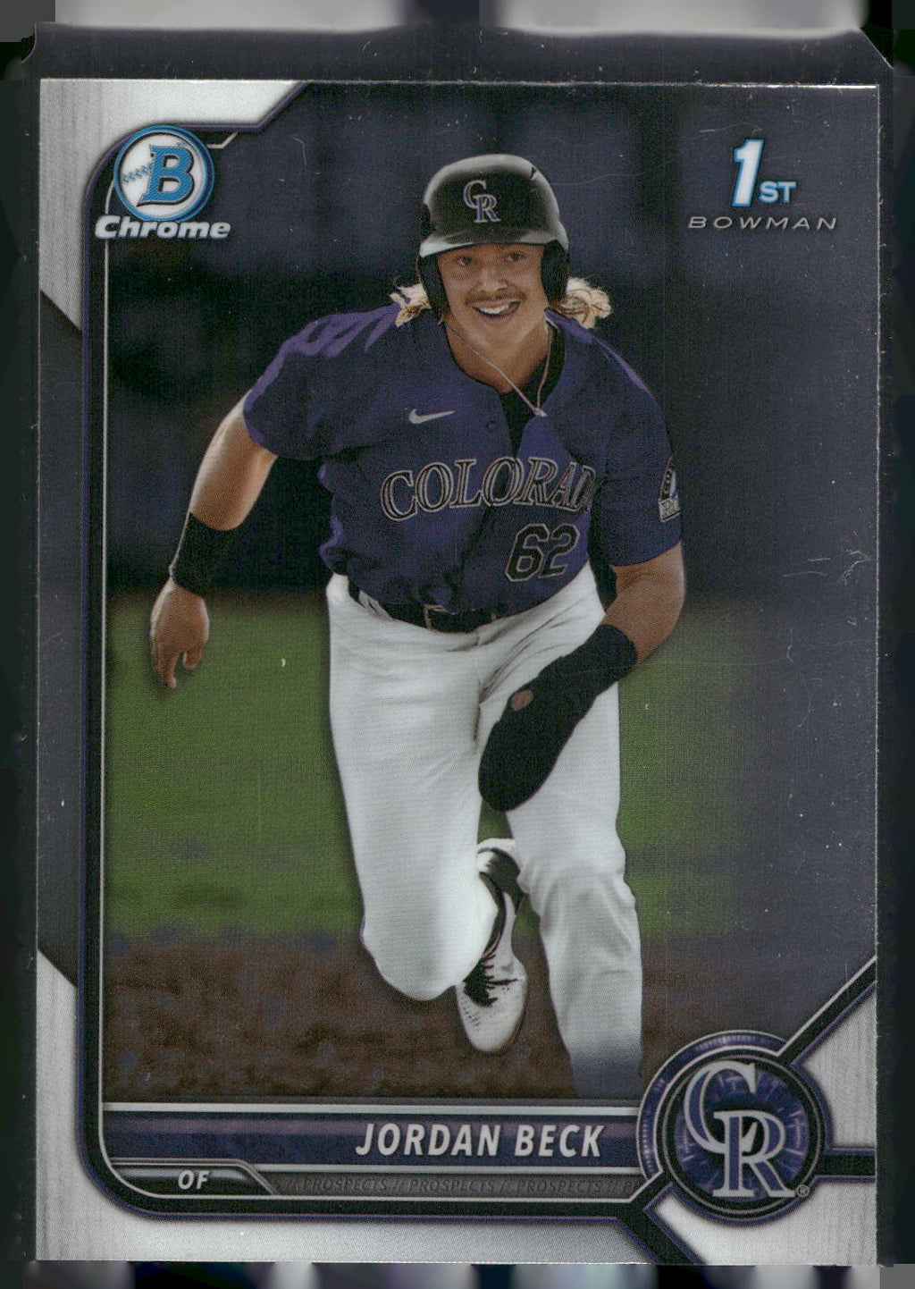 2022 Bowman Draft #BDC-34 Jordan Beck Chrome