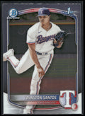 2025 Bowman #BCP-121 Winston Santos Chrome Prospects