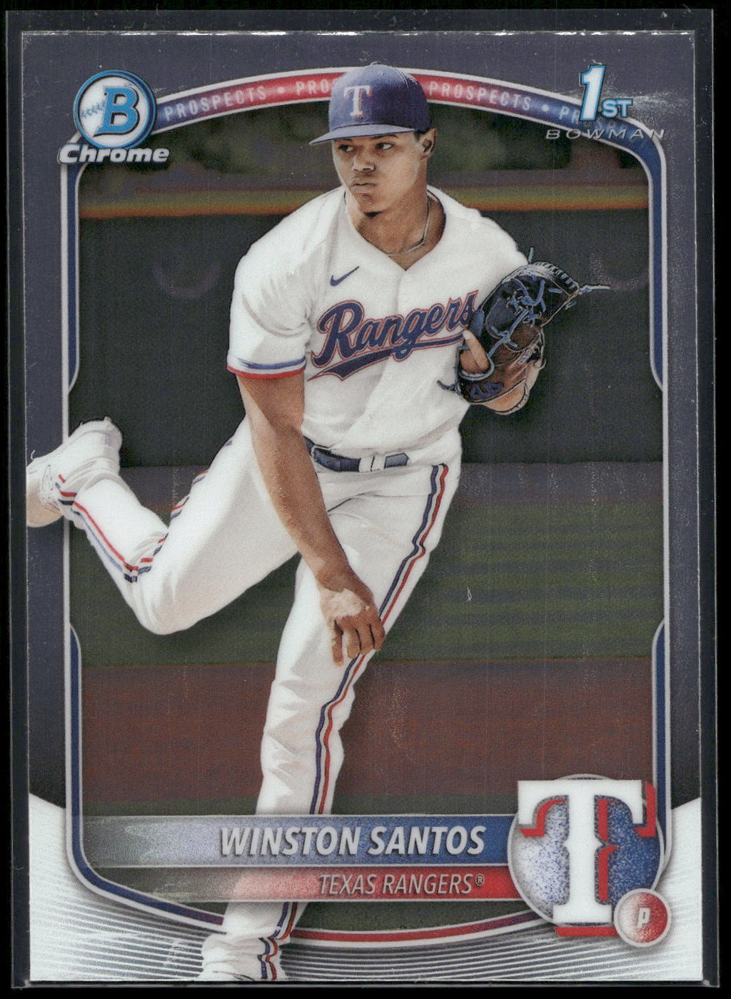 2025 Bowman #BCP-121 Winston Santos Chrome Prospects