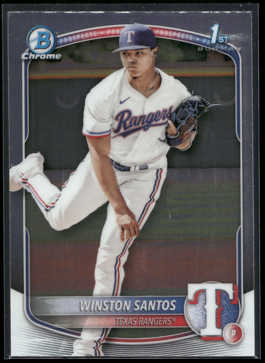2025 Bowman #BCP-121 Winston Santos Chrome Prospects