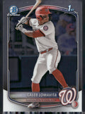 2025 Bowman #BCP-120 Caleb Lomavita Chrome Prospects