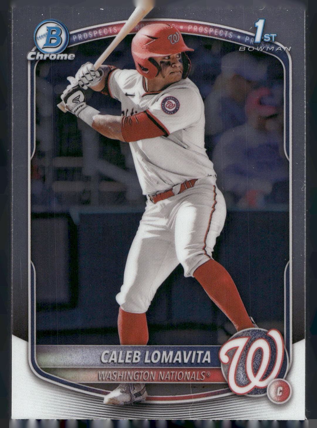 2025 Bowman #BCP-120 Caleb Lomavita Chrome Prospects