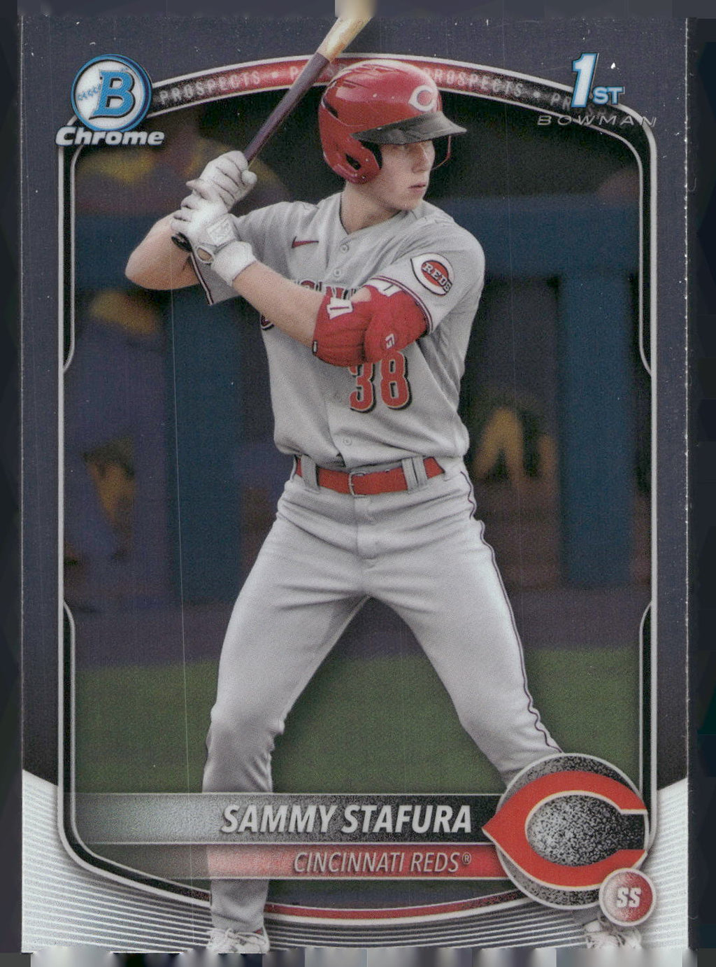 2025 Bowman #BCP-100 Sammy Stafura Chrome Prospects