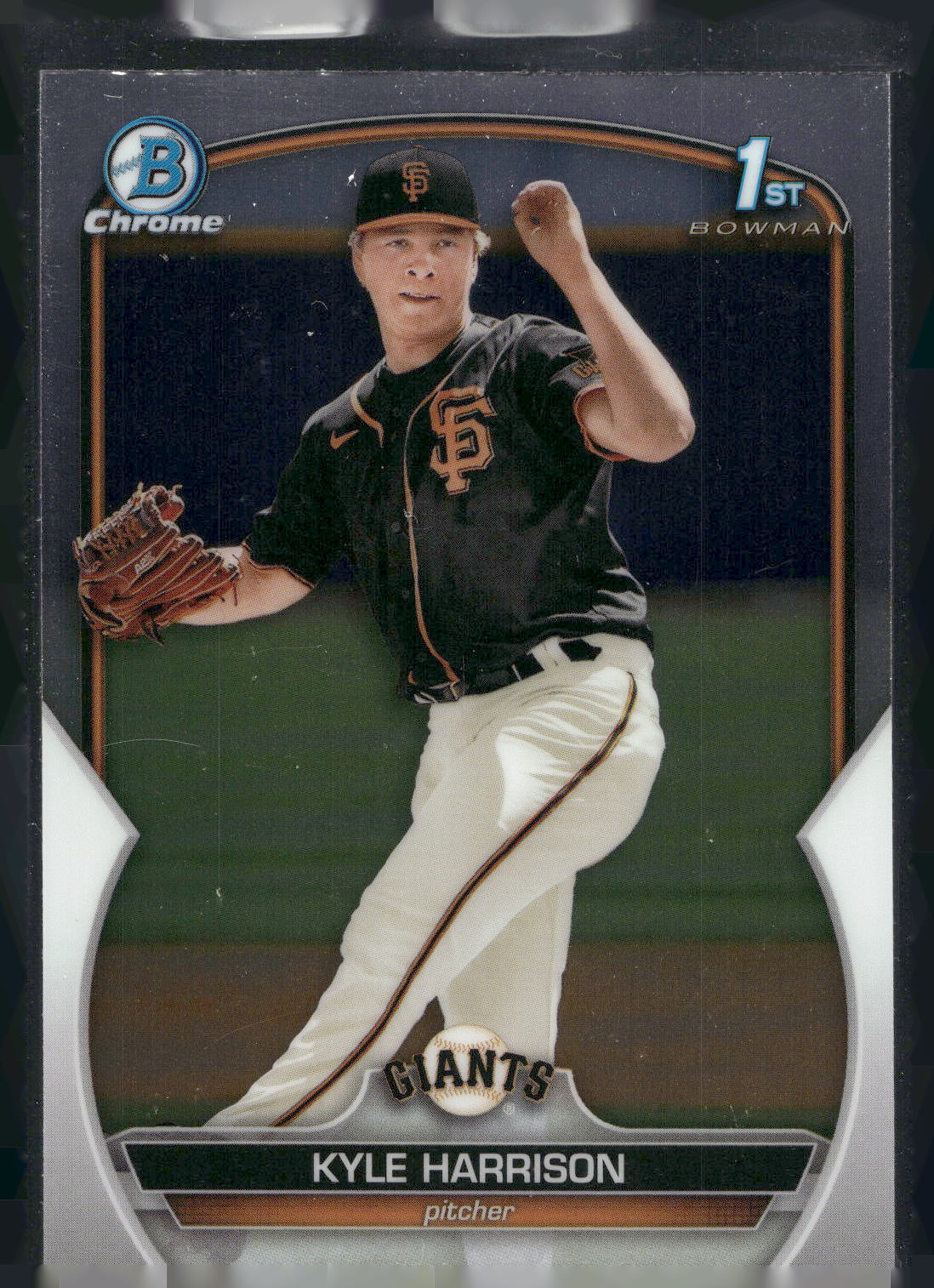2023 Bowman #BCP-93 Kyle Harrison Chrome Prospects