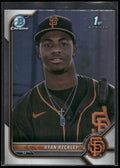 2022 Bowman Chrome #BCP-163 Ryan Reckley Prospects