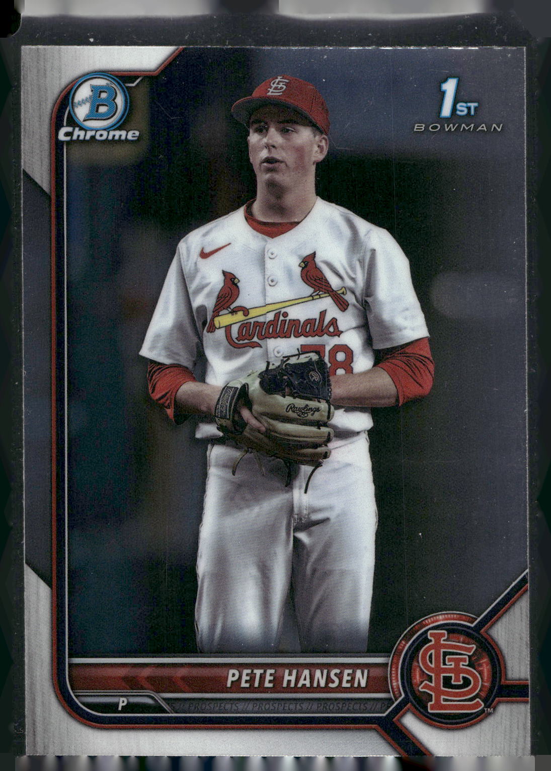 2022 Bowman Draft #BDC-128 Pete Hansen Chrome