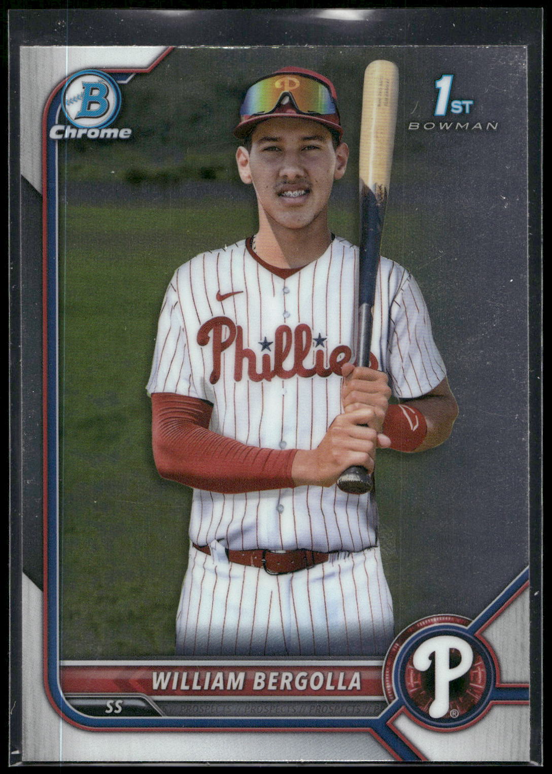 2022 Bowman Chrome #BCP-159 William Bergolla Prospects