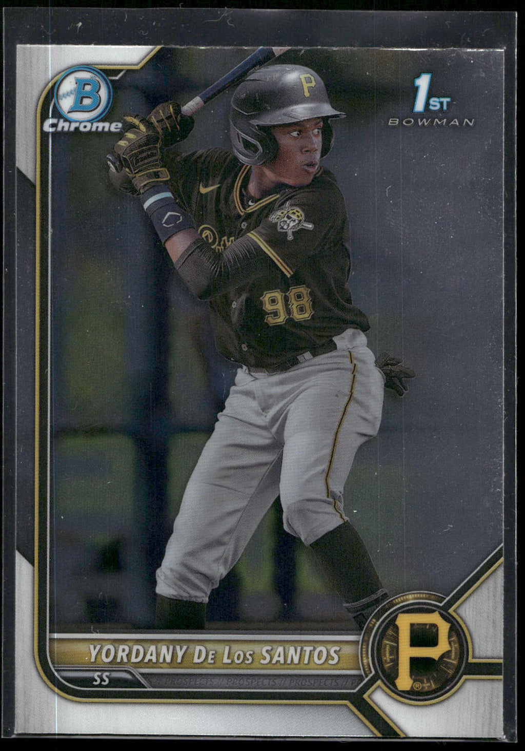 2022 Bowman Chrome #BCP-166 Yordany De Los Santos Prospects