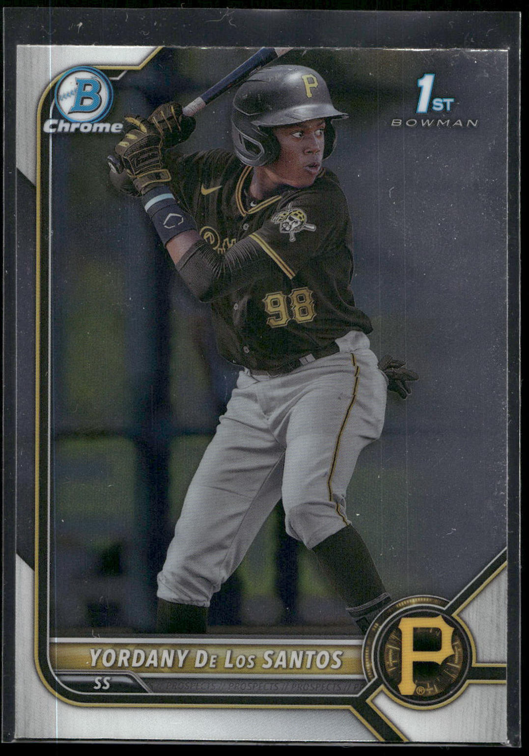 2022 Bowman Chrome #BCP-166 Yordany De Los Santos Prospects