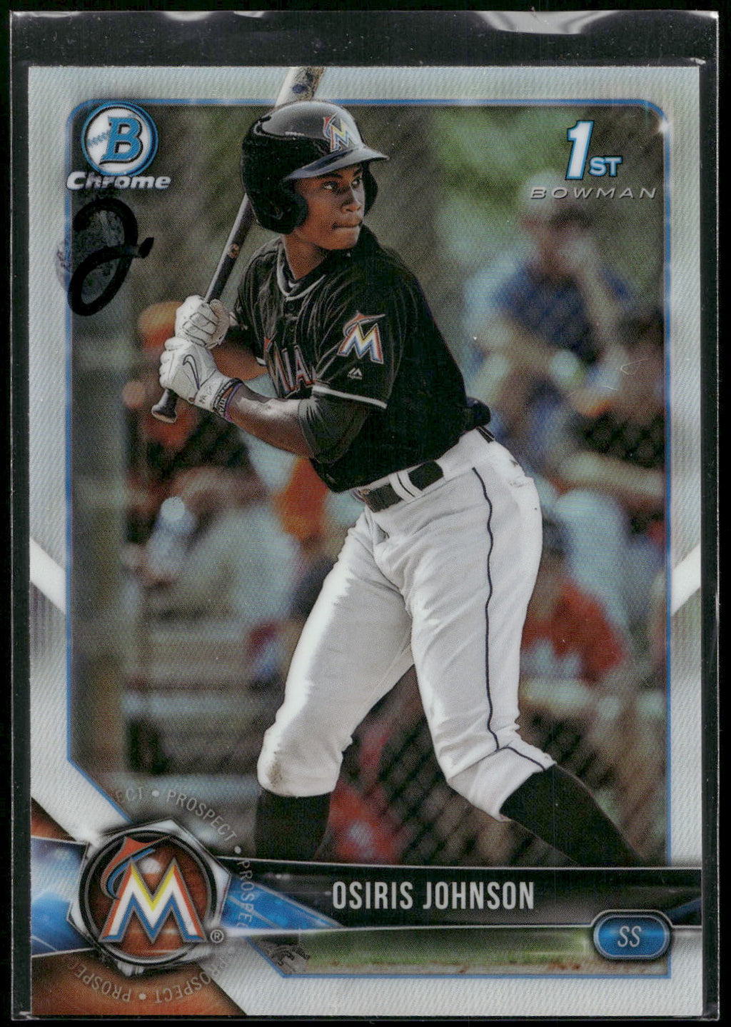 2018 Bowman Draft #BDC-103 Osiris Johnson Chrome Refractors