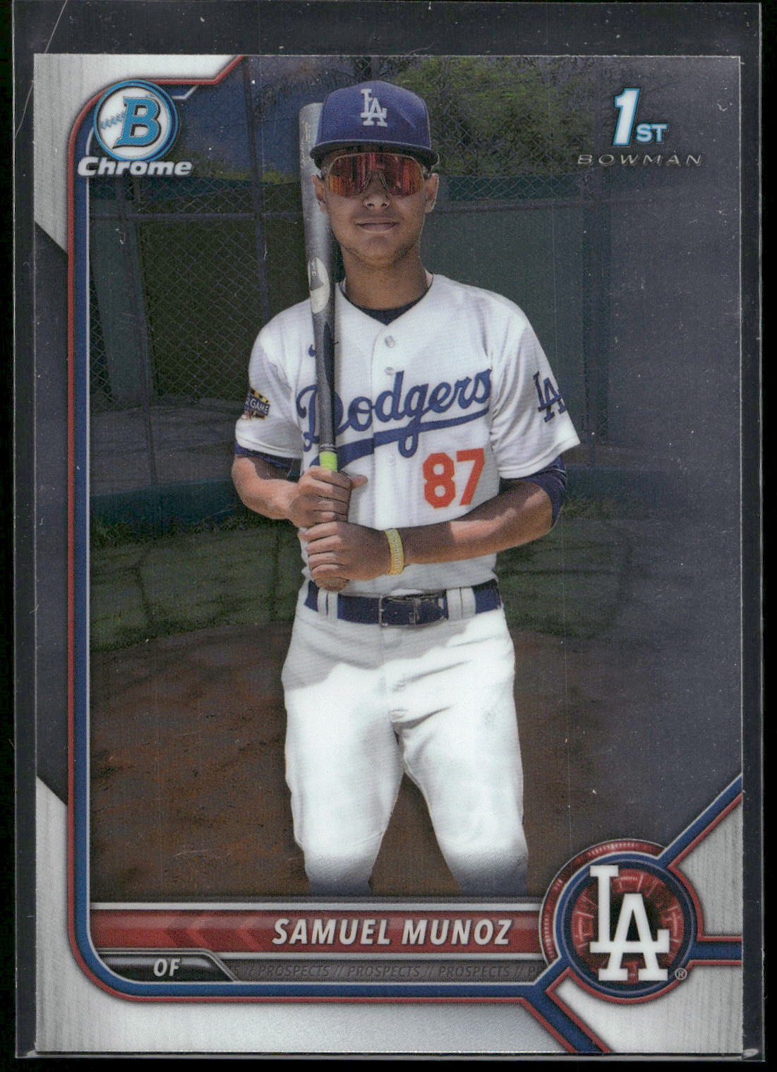 2022 Bowman Chrome #BCP-161 Samuel Munoz Prospects