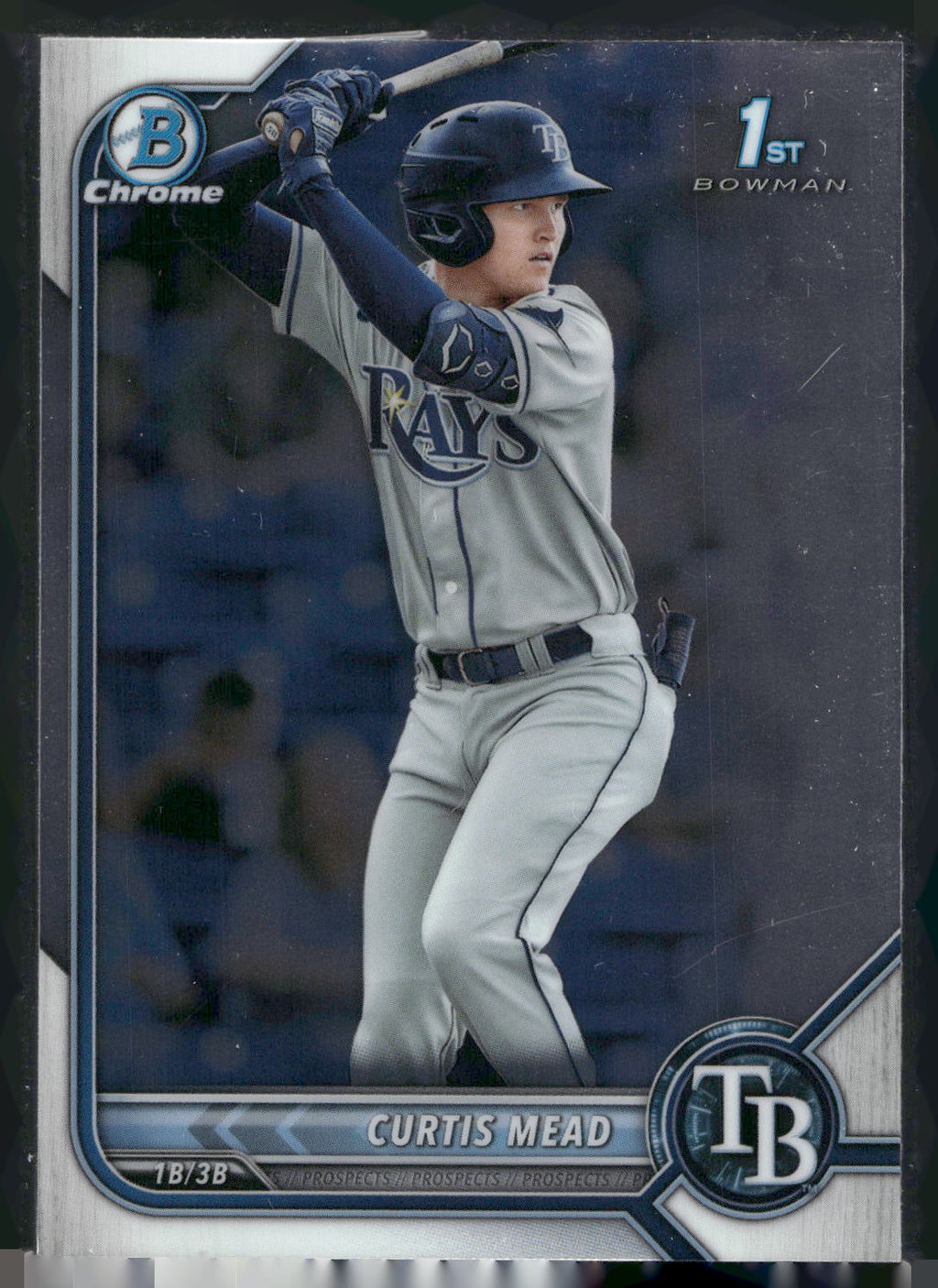 2022 Bowman #BCP-10 Curtis Mead Chrome Prospects