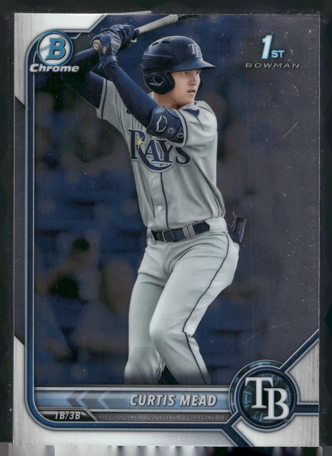 2022 Bowman #BCP-10 Curtis Mead Chrome Prospects